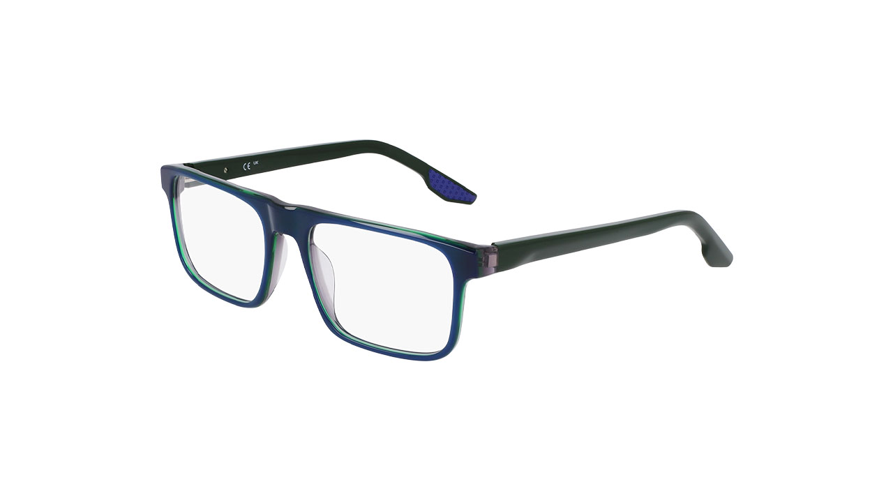 Paire de lunettes de vue Nike 7161 couleur marine - Côté à angle - Doyle