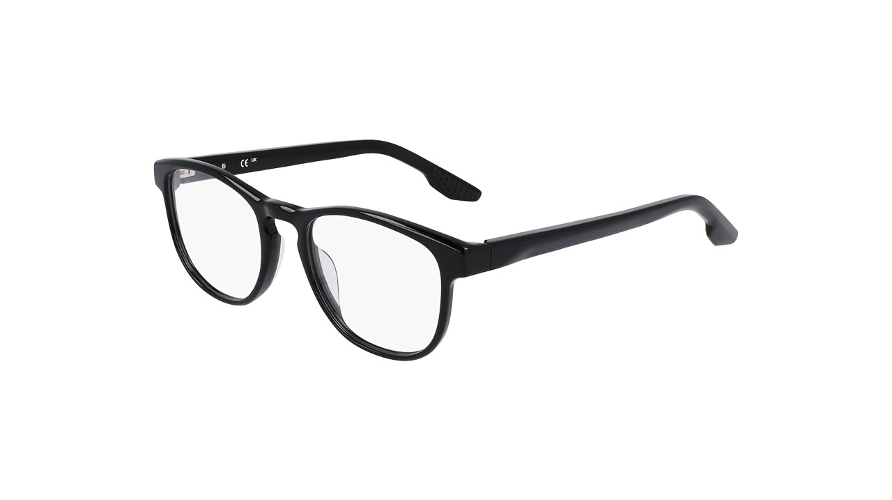 Paire de lunettes de vue Nike 7162 couleur noir - Côté à angle - Doyle