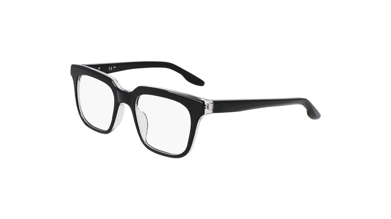 Paire de lunettes de vue Nike 7167 couleur noir - Côté à angle - Doyle
