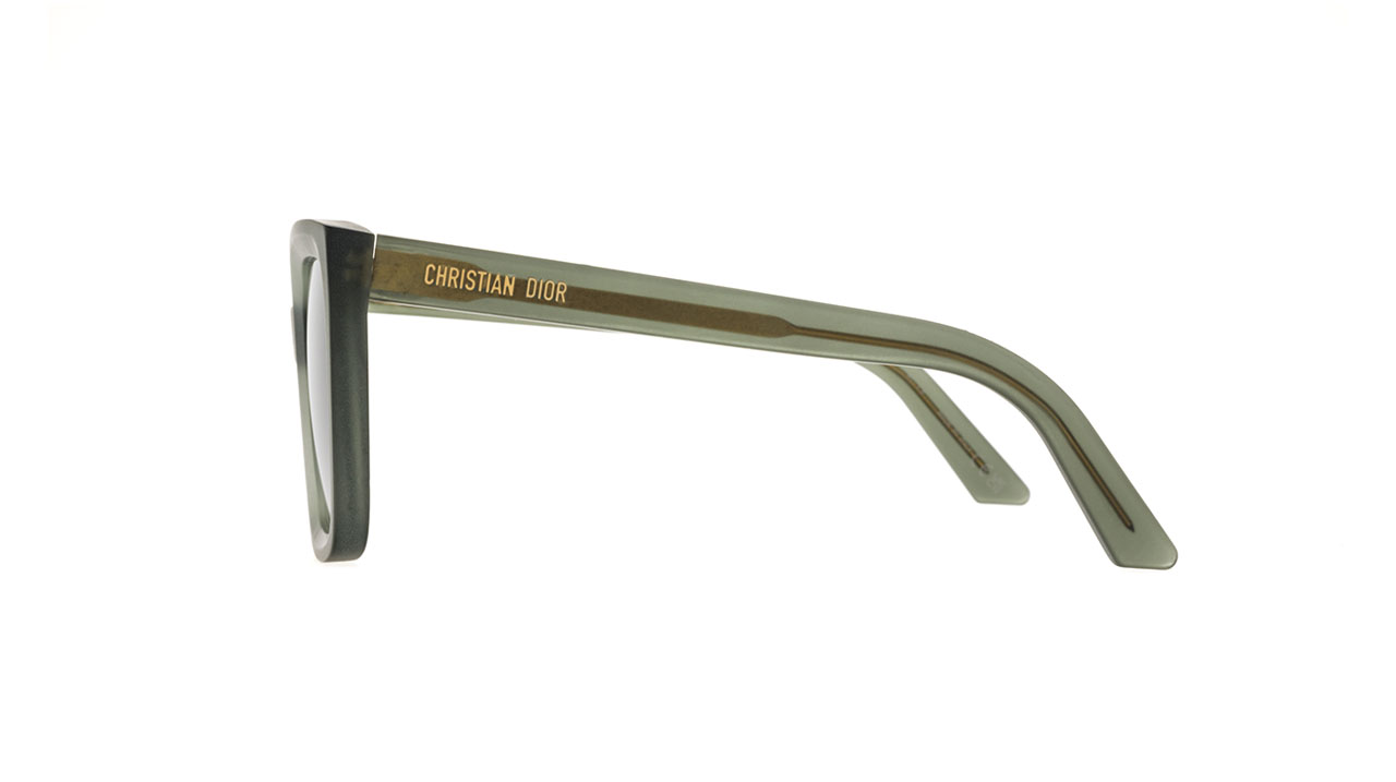 Paire de lunettes de soleil Christian-dior Diormidnight s1i /s couleur vert - Côté droit - Doyle
