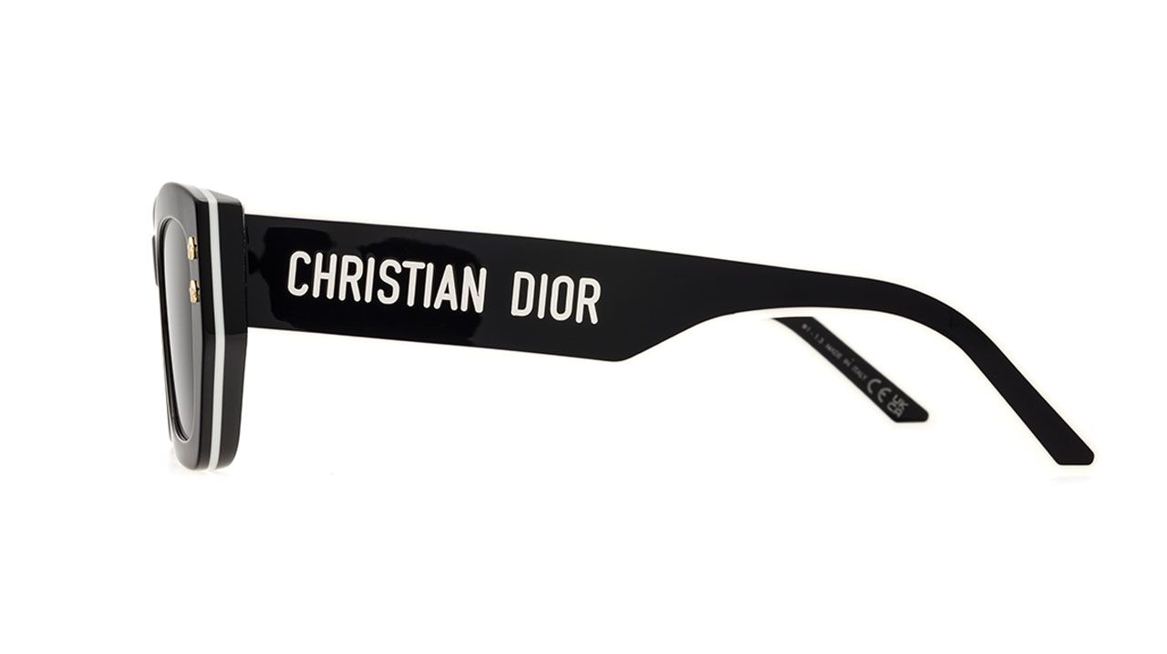 Paire de lunettes de soleil Christian-dior Diorpacific /s couleur noir - Côté droit - Doyle