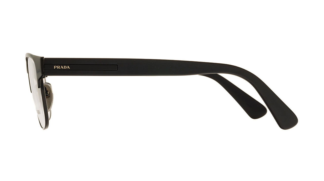 Paire de lunettes de vue Prada Pr57z couleur noir - Côté droit - Doyle
