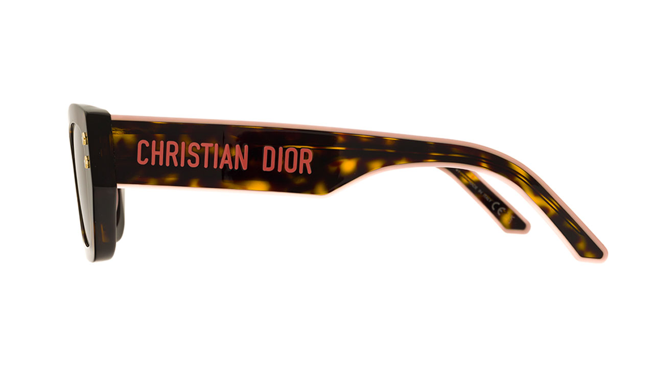 Paire de lunettes de soleil Christian-dior Diorpacific s2u /s couleur brun - Côté droit - Doyle