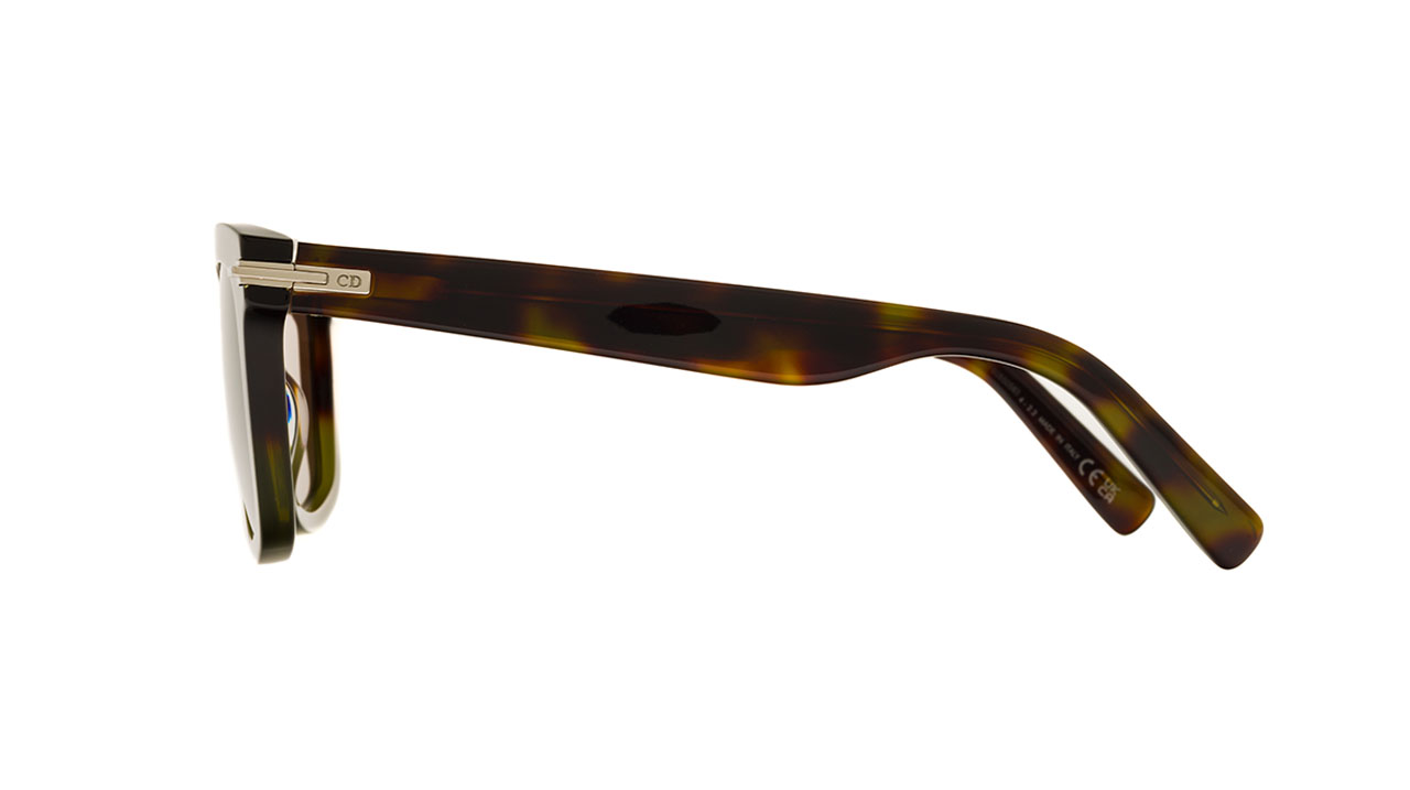 Paire de lunettes de soleil Christian-dior Diorblacksuit s11i /s couleur brun - Côté droit - Doyle