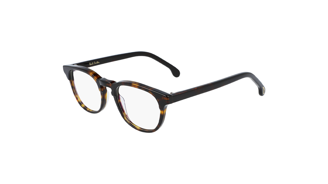 Paire de lunettes de vue Paul-smith Abbott v1 couleur brun - Côté à angle - Doyle