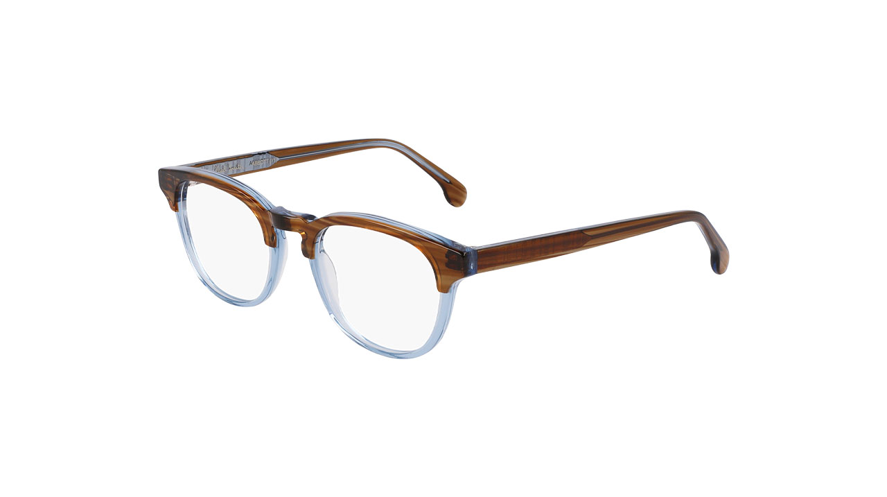 Paire de lunettes de vue Paul-smith Abbott v1 couleur bleu - Côté à angle - Doyle