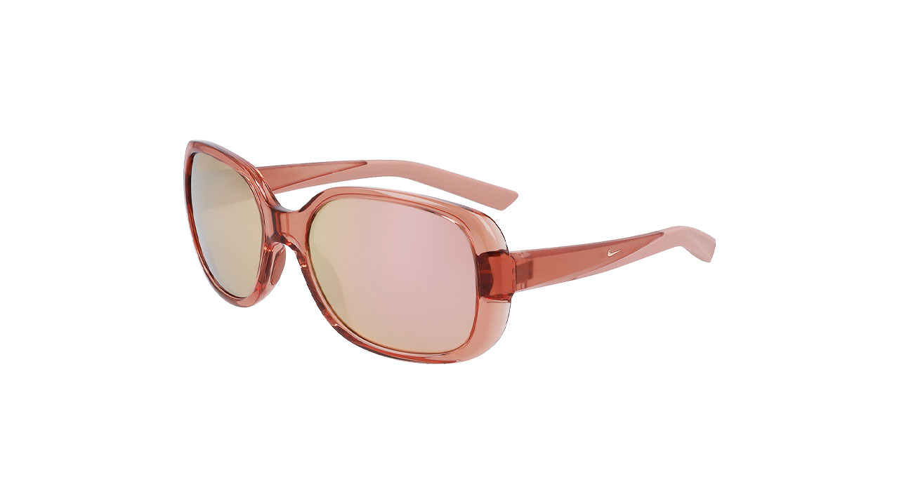 Paire de lunettes de soleil Nike Audacious s m fd5094 couleur rose - Côté à angle - Doyle