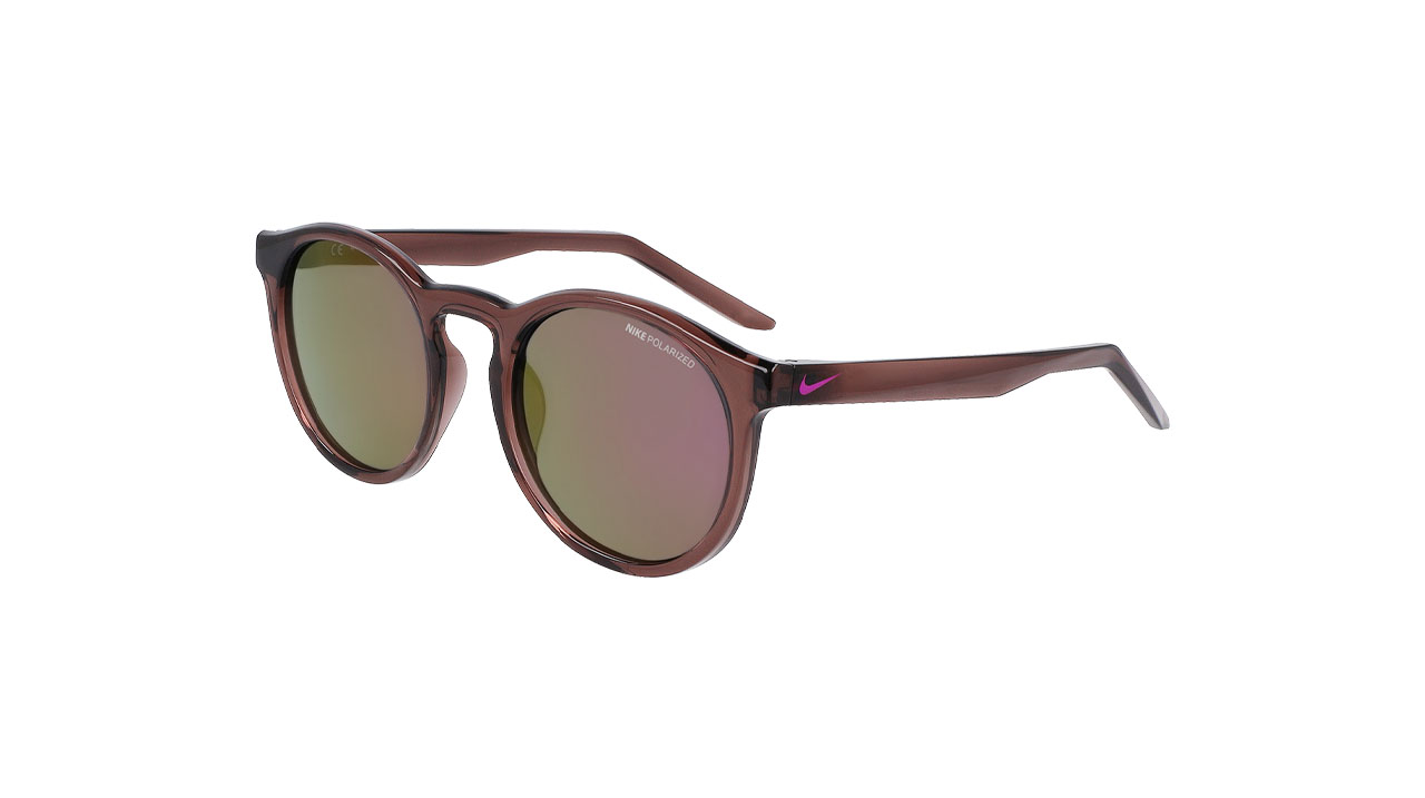Paire de lunettes de soleil Nike Swerve p fd1850 couleur mauve - Côté à angle - Doyle