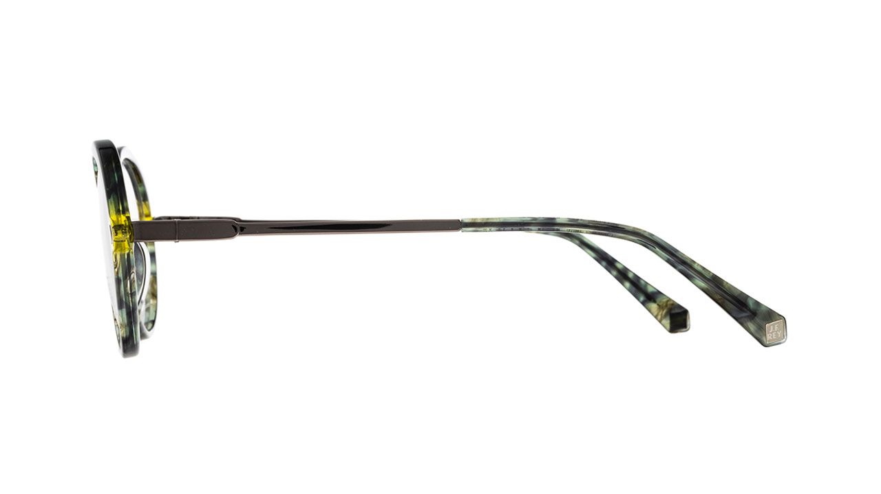 Paire de lunettes de vue Jf-rey Emilie couleur vert - Côté droit - Doyle