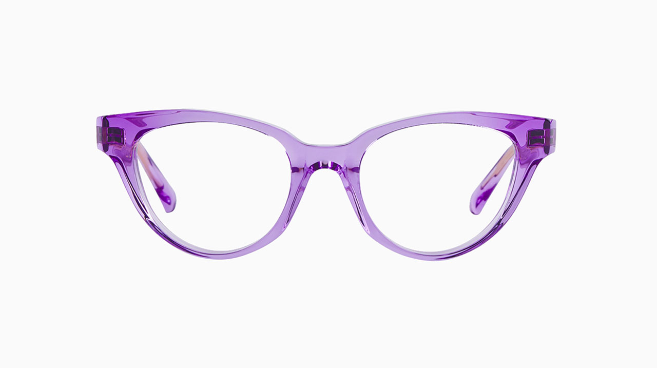 Paire de lunettes de vue Uniquedesignmilano Frame 24 couleur mauve - Doyle