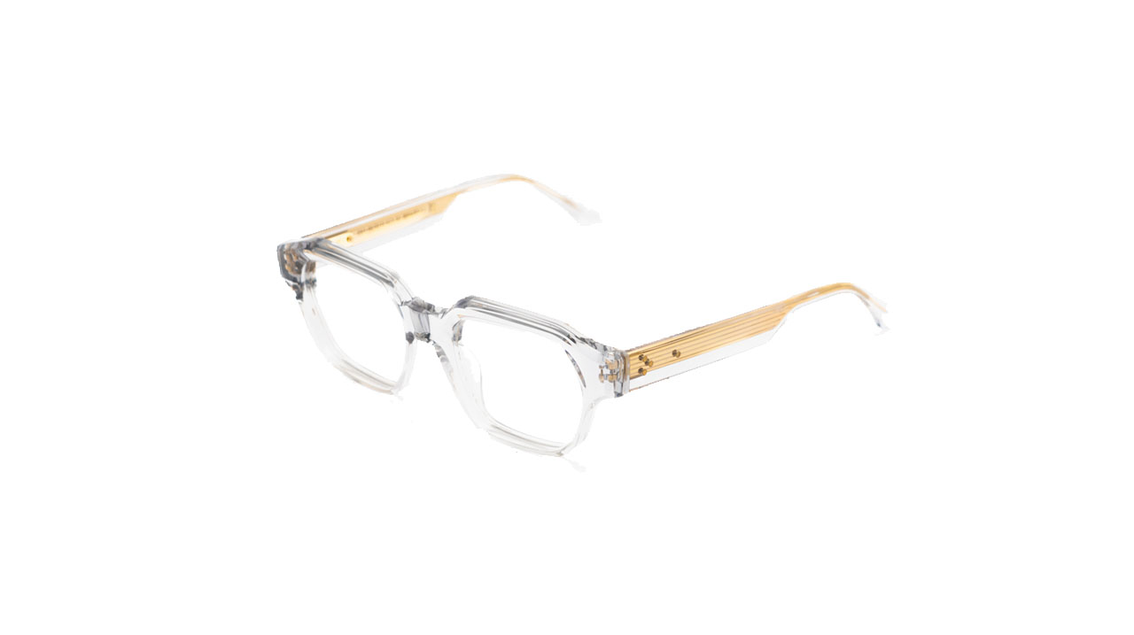 Paire de lunettes de vue Uniquedesignmilano Frame 33 couleur gris - Côté à angle - Doyle