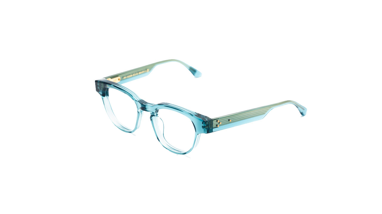 Paire de lunettes de vue Uniquedesignmilano Frame 34 couleur bleu - Côté à angle - Doyle