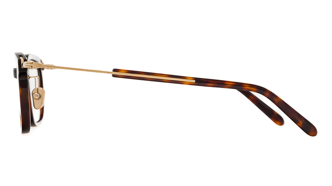 Paire de lunettes de vue Masunaga Gms124 couleur brun - Côté droit - Doyle