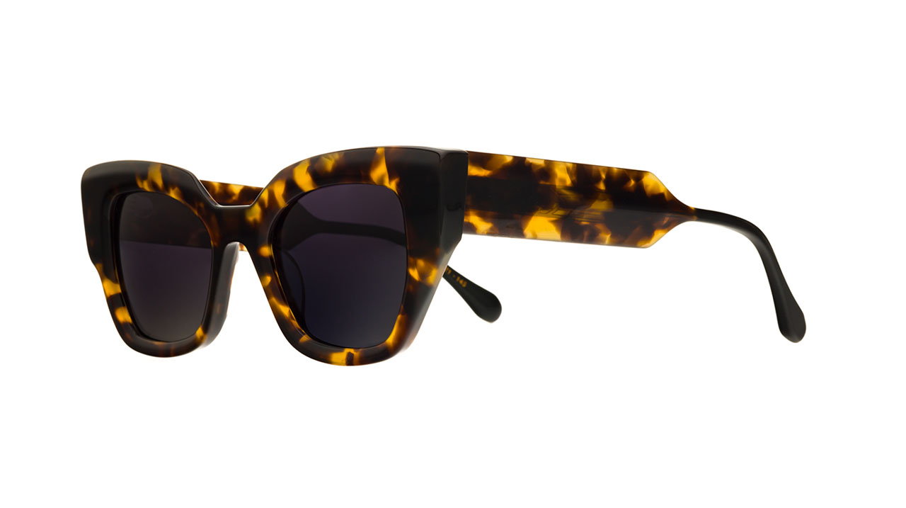 Paire de lunettes de soleil Visionario Grace /s couleur brun - Côté à angle - Doyle