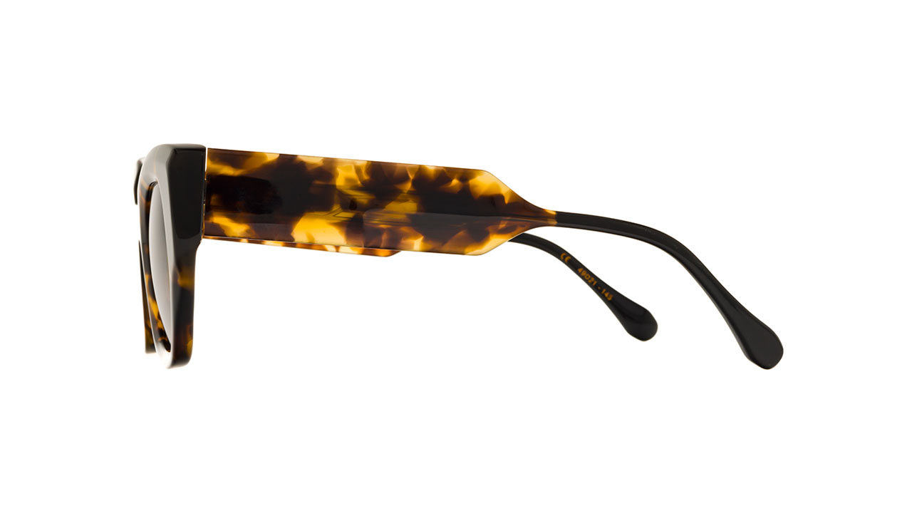 Paire de lunettes de soleil Visionario Grace /s couleur brun - Côté droit - Doyle