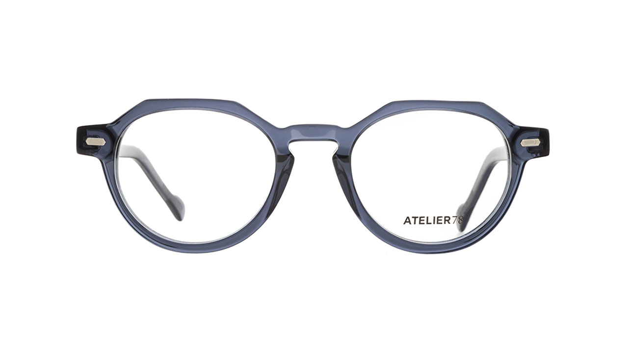 Paire de lunettes de vue Atelier-78 Wellington couleur bleu - Doyle