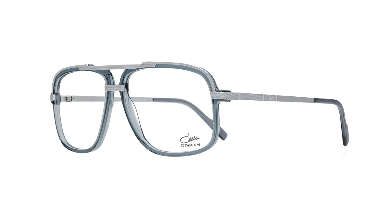 Paire de lunettes de vue Cazal 6027 couleur bleu - Côté à angle - Doyle