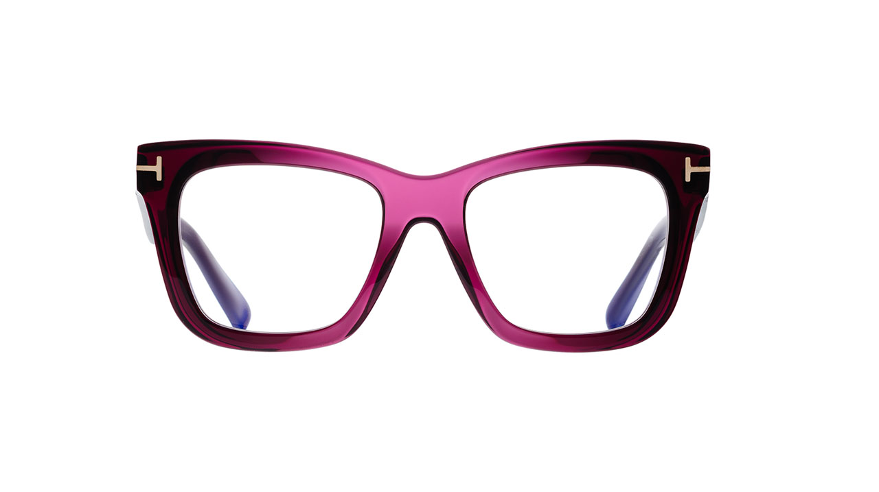Paire de lunettes de vue Tom-ford Tf5881-b couleur mauve - Doyle