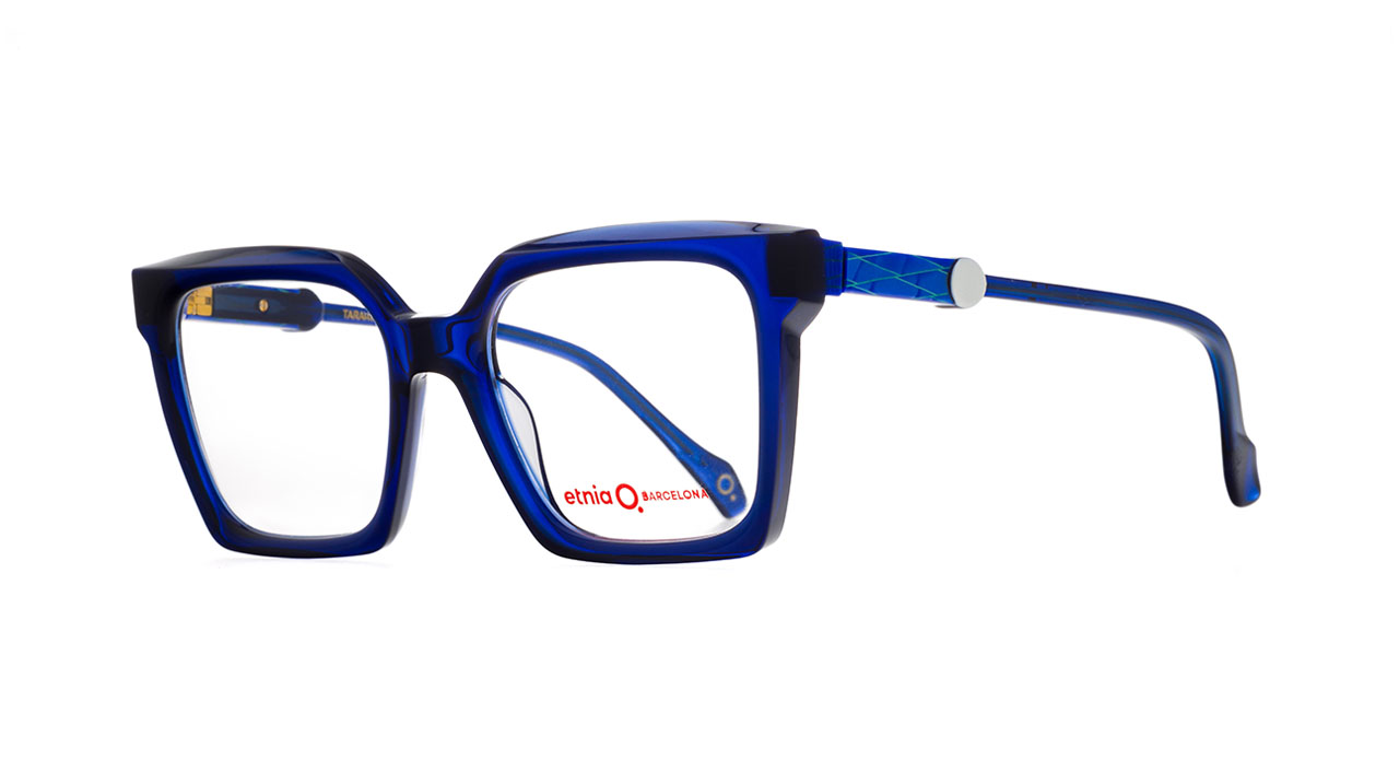 Paire de lunettes de vue Etnia-barcelona Tarantula couleur bleu - Côté à angle - Doyle