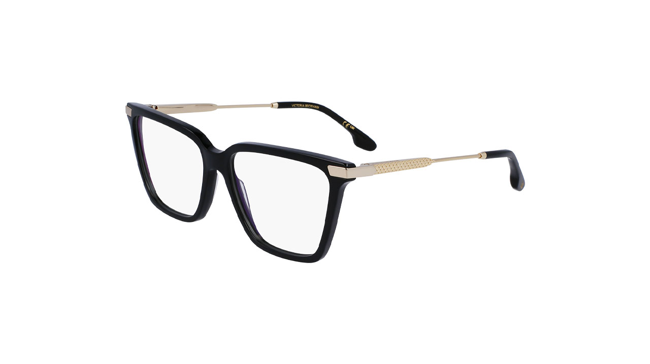 Paire de lunettes de vue Victoria-beckham Vb2657 couleur noir - Côté à angle - Doyle