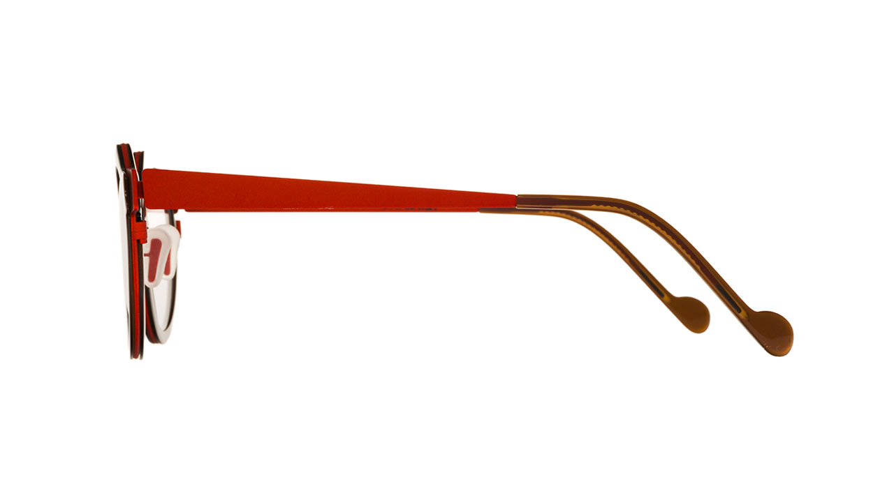 Paire de lunettes de vue Naoned Men ruz couleur brun - Côté droit - Doyle