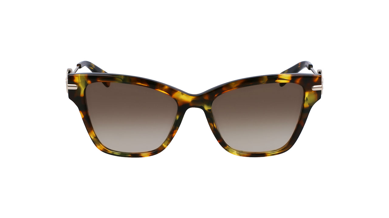 Paire de lunettes de soleil Longchamp Lo737s couleur brun - Doyle