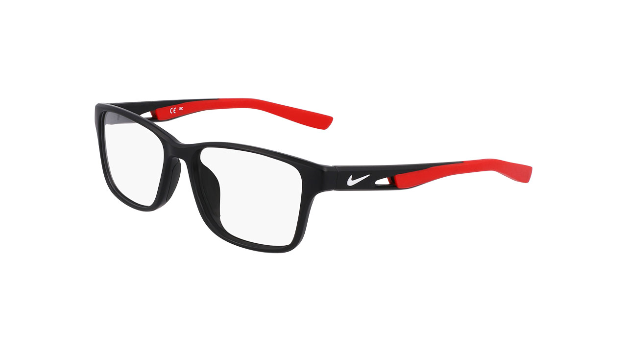 Paire de lunettes de vue Nike 5038 couleur noir - Côté à angle - Doyle