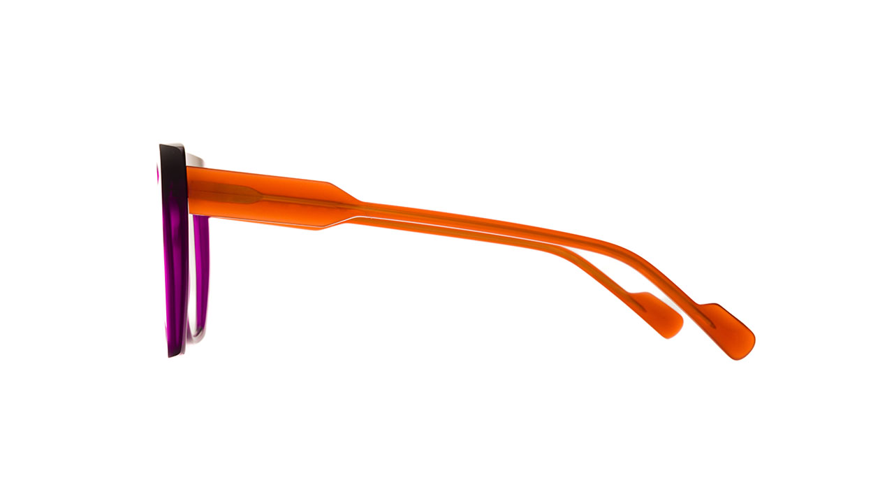 Paire de lunettes de vue Blush Dzing couleur mauve - Côté droit - Doyle