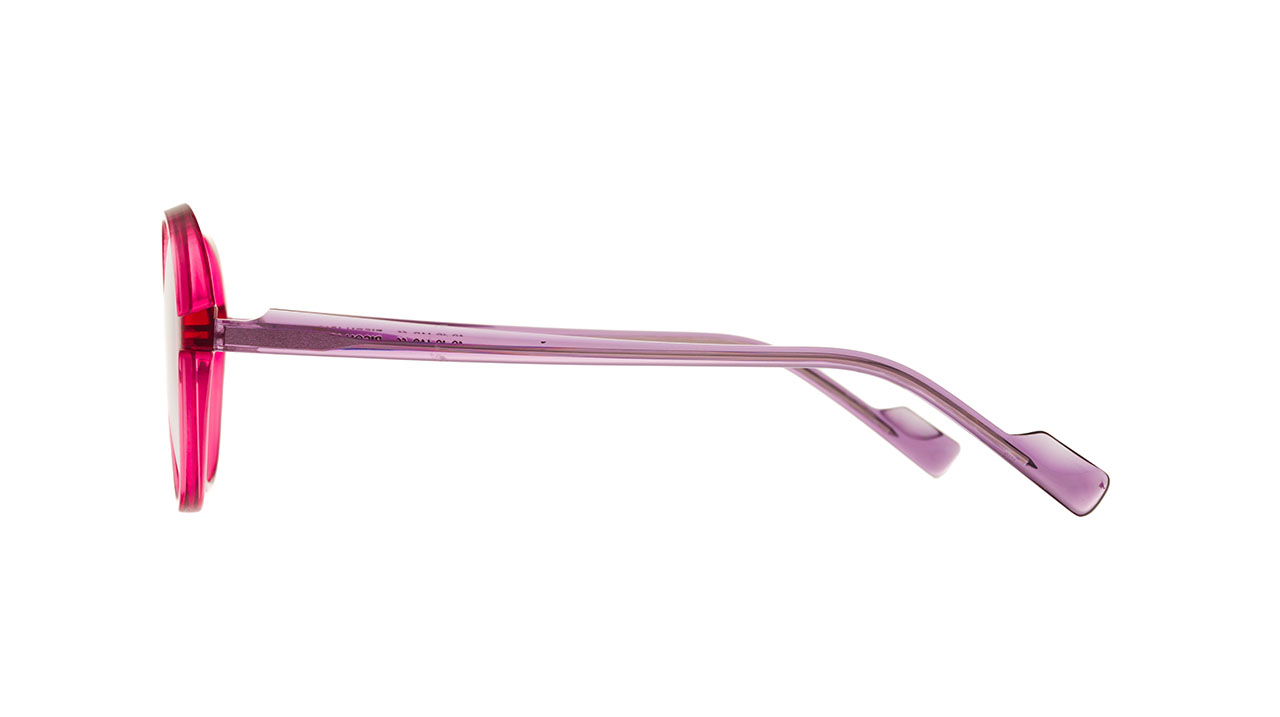 Paire de lunettes de vue Blush Bisou couleur rose - Côté droit - Doyle