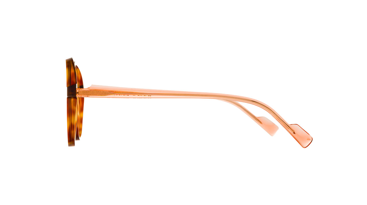 Paire de lunettes de vue Blush Babydoll couleur brun - Côté droit - Doyle