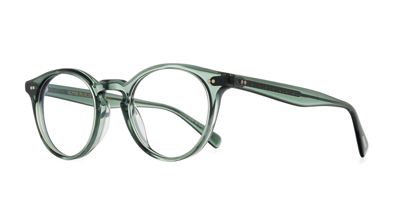 Paire de lunettes de vue Oliver-peoples Romare ov5459u couleur vert - Côté à angle - Doyle