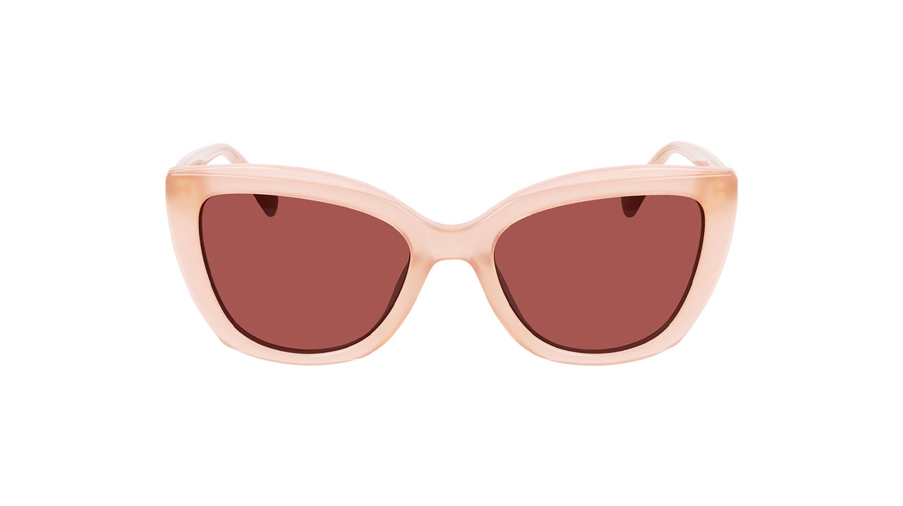 Paire de lunettes de soleil Longchamp Lo695s couleur rose - Doyle