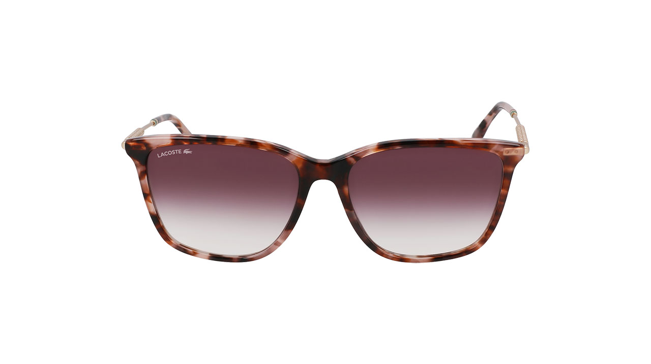 Paire de lunettes de soleil Lacoste L6016s couleur nude - Doyle
