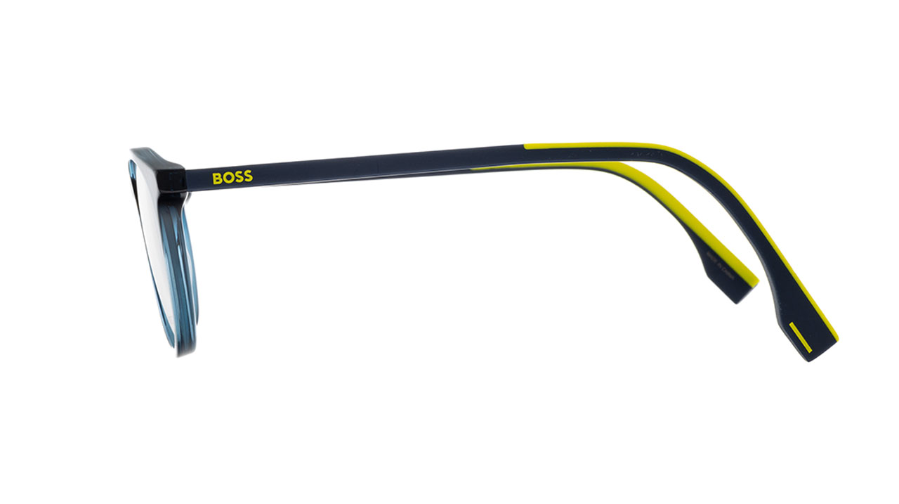 Paire de lunettes de vue Hugo-boss 1545 couleur bleu - Côté droit - Doyle