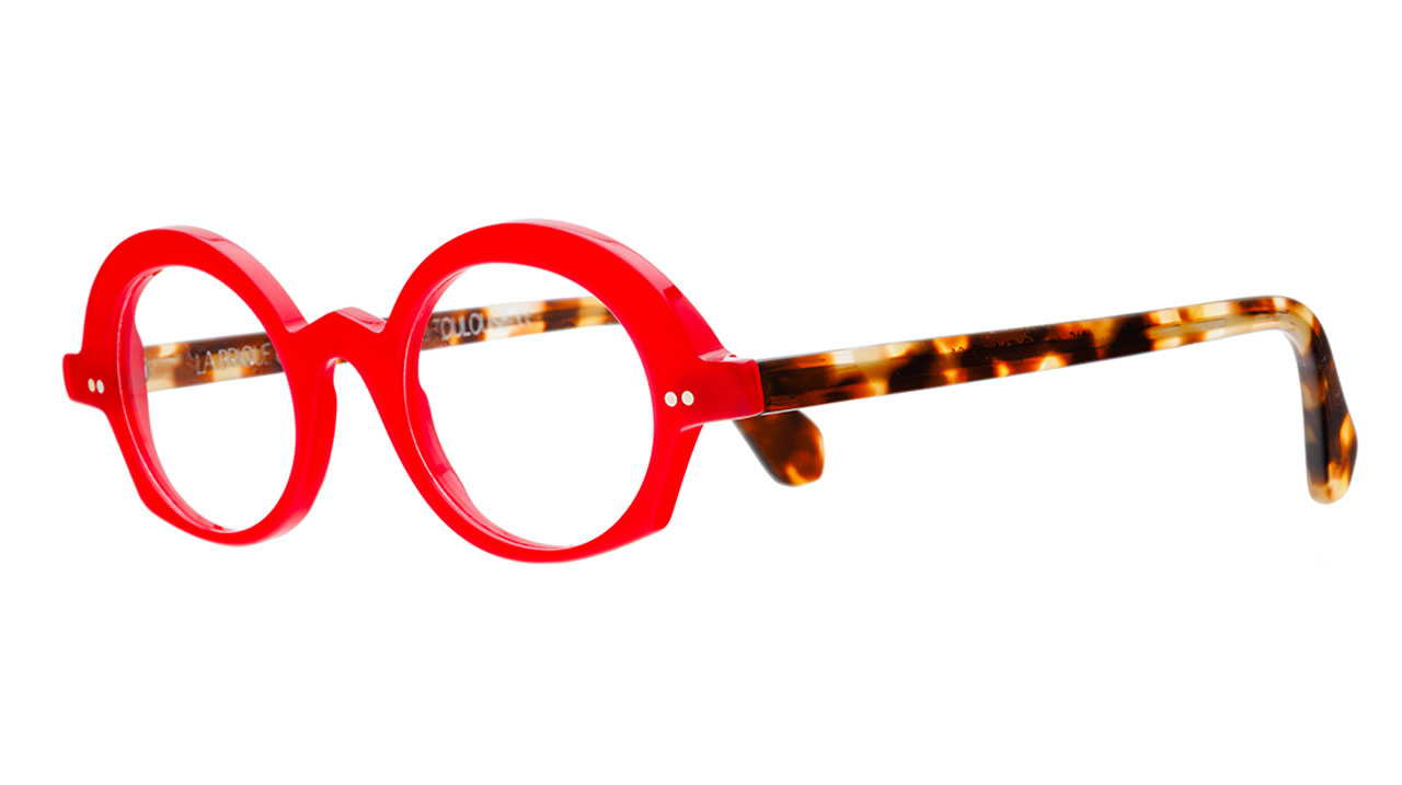 Paire de lunettes de vue La-brique-et-la-violette Sandrine couleur n/d - Côté à angle - Doyle