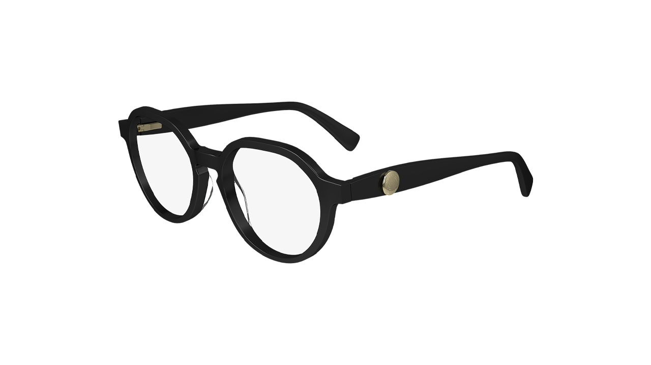 Paire de lunettes de vue Longchamp Lo2730 couleur noir - Côté à angle - Doyle