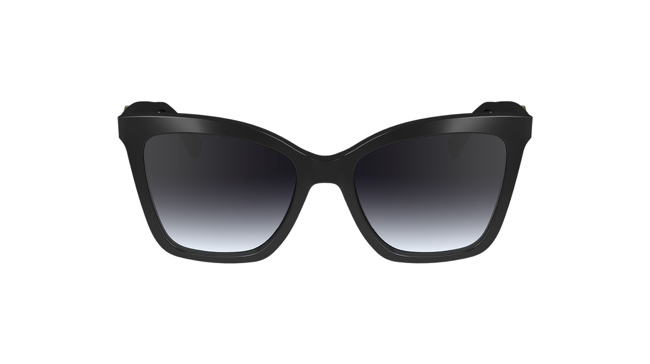 Paire de lunettes de soleil Longchamp Lo742s couleur noir - Doyle