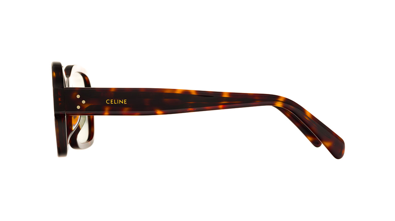 Paire de lunettes de soleil Celine-paris Cl40266u /s couleur havane - Côté droit - Doyle
