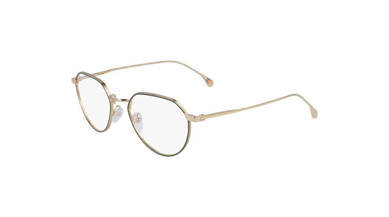 Paire de lunettes de vue Paul-smith Fisher couleur brun - Côté à angle - Doyle