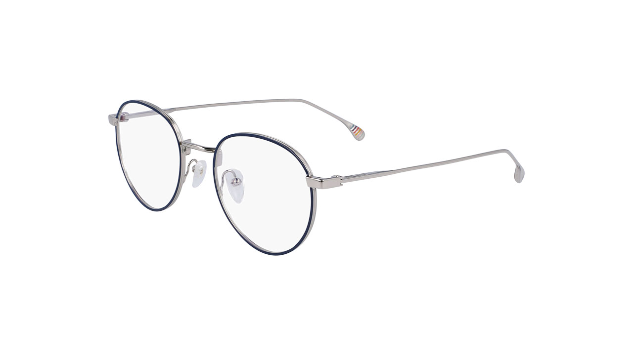 Paire de lunettes de vue Paul-smith Hoxton couleur marine - Côté à angle - Doyle