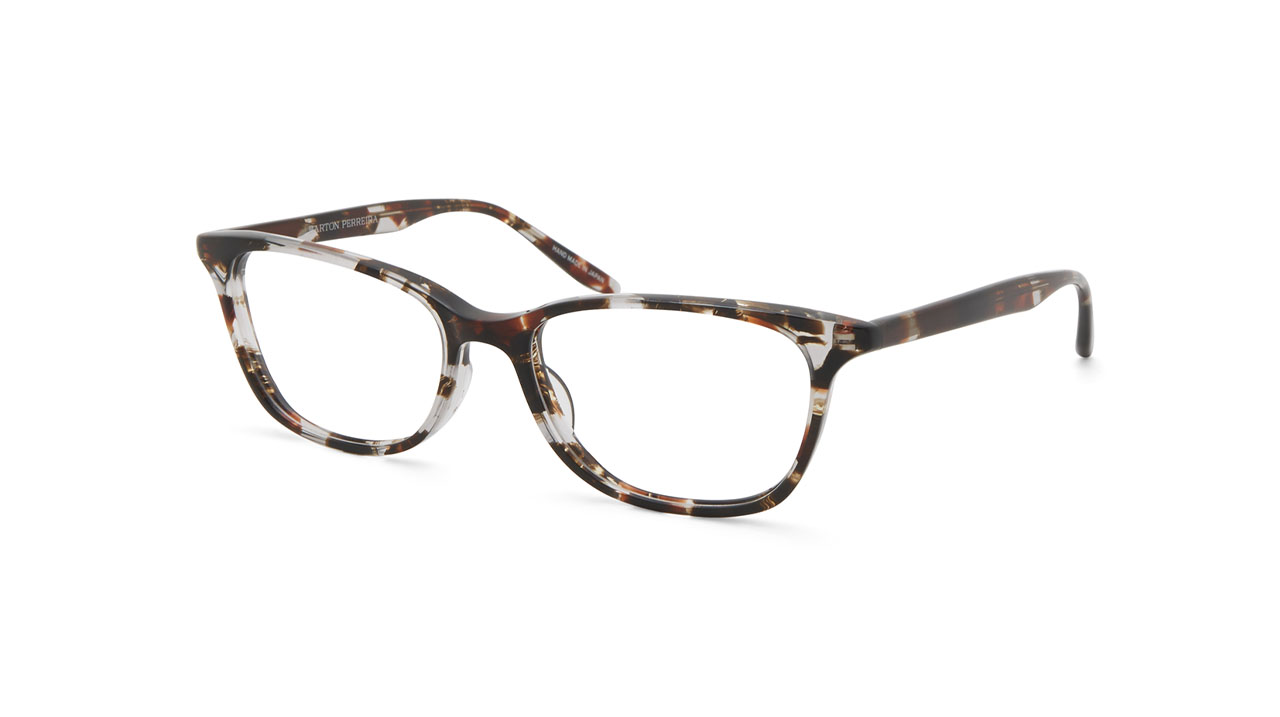 Paire de lunettes de vue Barton-perreira Cassady couleur brun - Côté à angle - Doyle