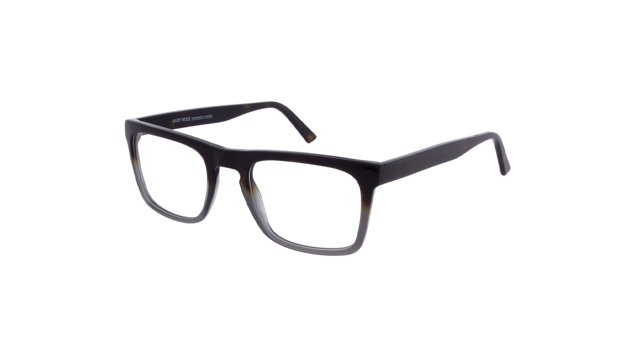 Paire de lunettes de vue Andy-wolf 4622 couleur noir - Côté à angle - Doyle