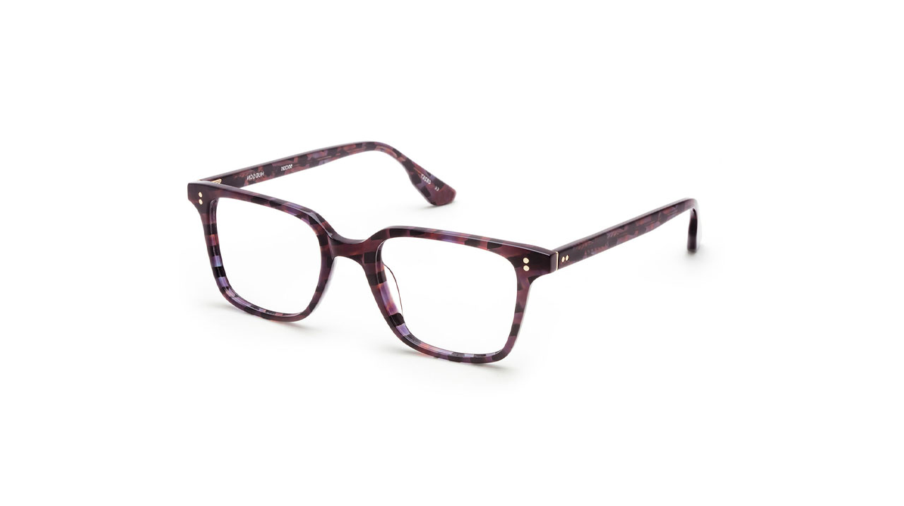 Paire de lunettes de vue Krewe Hudson couleur brun - Côté à angle - Doyle