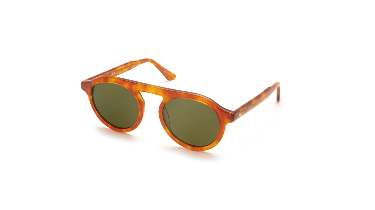Paire de lunettes de soleil Krewe Cameron /s couleur bronze - Côté à angle - Doyle
