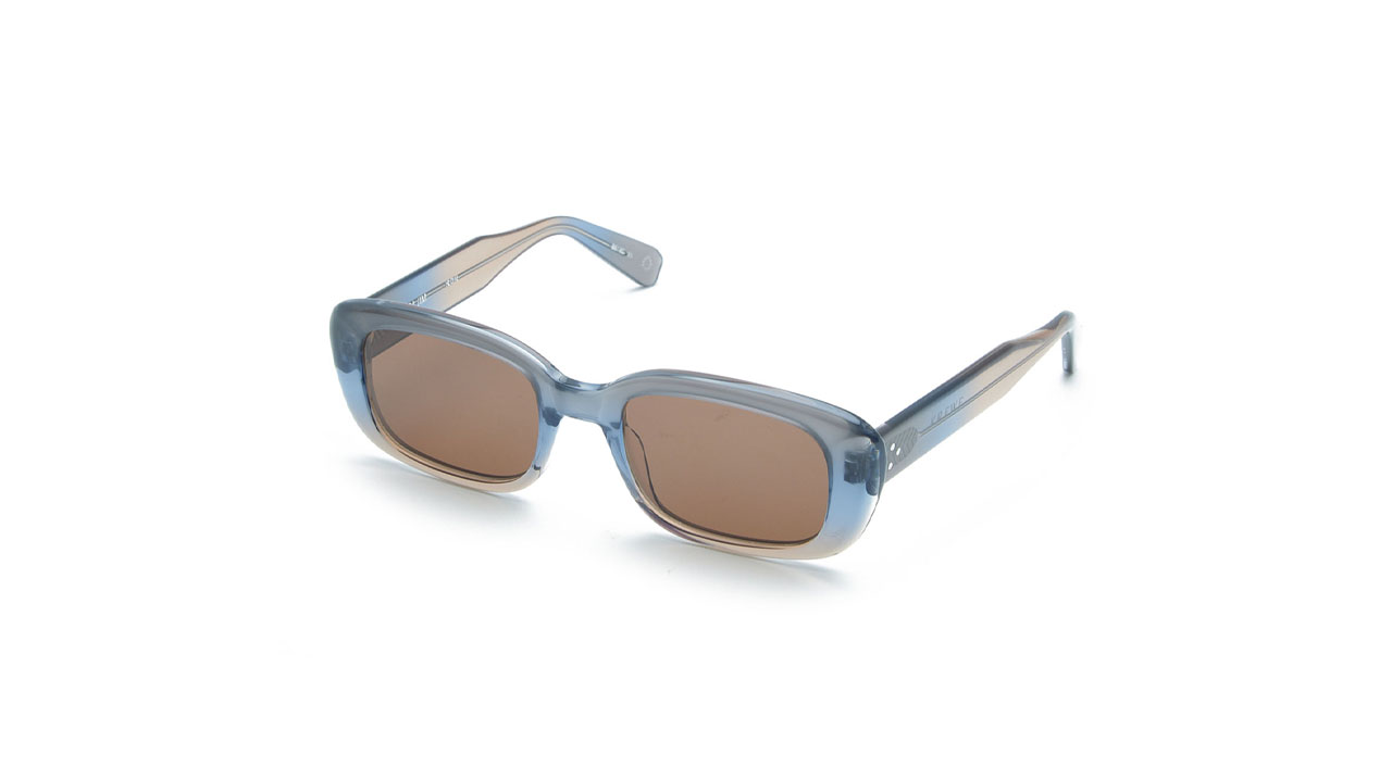 Paire de lunettes de soleil Krewe Milan /s couleur bleu - Côté à angle - Doyle