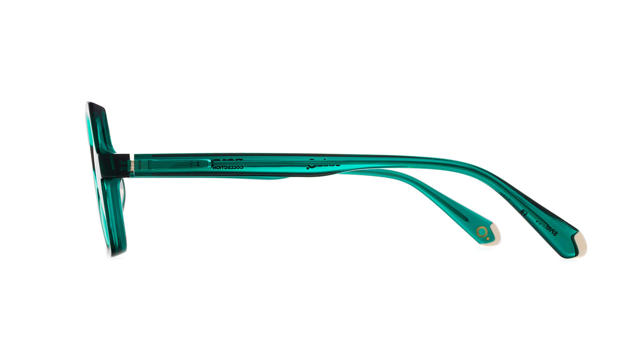 Paire de lunettes de vue Etnia-barcelona Brutal no.26 couleur vert - Côté droit - Doyle