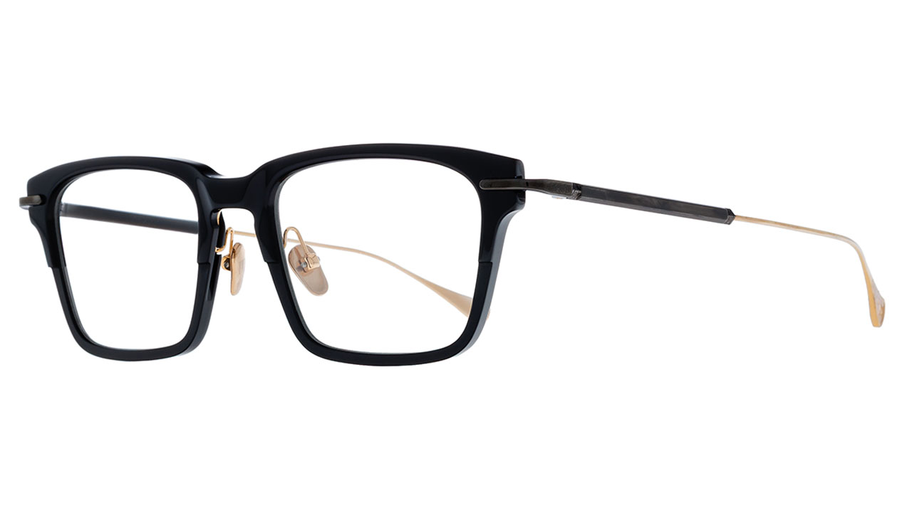 Paire de lunettes de vue Masunaga Taurus couleur gris - Côté à angle - Doyle