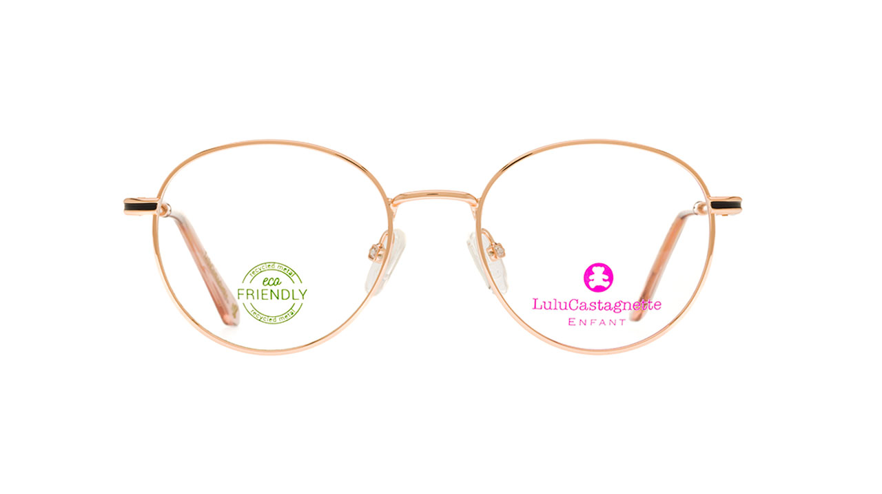 Paire de lunettes de vue Lulu-castagnette Lemm127 couleur or rose - Doyle