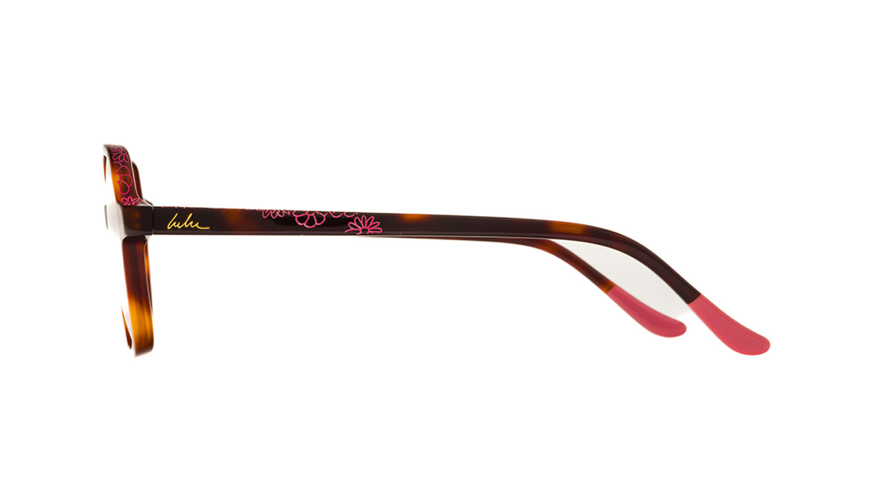 Paire de lunettes de vue Lulu-castagnette Leaa161 couleur brun - Côté droit - Doyle