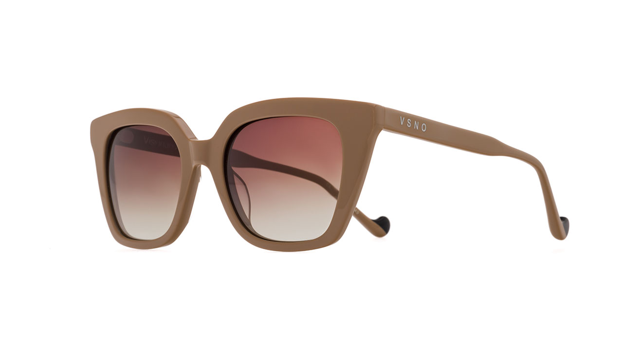 Paire de lunettes de soleil Visionario Olimpia /s couleur brun - Côté à angle - Doyle